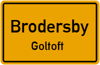 Straßen in Brodersby Goltoft