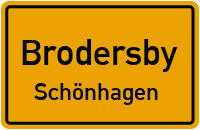 Kiebitzweg in BrodersbySchönhagen