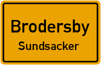 Straßen in Brodersby Sundsacker