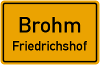 Straßen in Brohm Friedrichshof