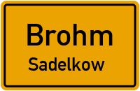 Straßen in Brohm Sadelkow