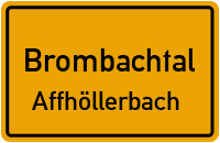 Friedhofstraße in BrombachtalAffhöllerbach