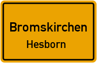 Hauptstraße in BromskirchenHesborn