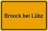 City Sign Broock bei Lübz