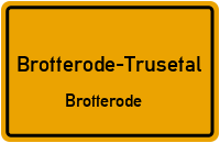 Schützenhofstraße in 98596 Brotterode-Trusetal (Brotterode)