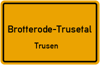 Frank-Ullrich-Weg in 98596 Brotterode-Trusetal (Trusen)