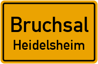 Marktplatz in BruchsalHeidelsheim