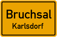 Molzaustraße in BruchsalKarlsdorf