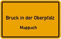 Straßen in Bruck in der Oberpfalz Mappach