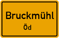 Straßen in Bruckmühl Öd