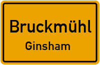 Straßen in Bruckmühl Ginsham