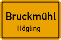 Straßenverzeichnis Bruckmühl Högling