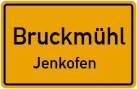 Straßen in Bruckmühl Jenkofen