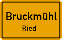 Straßen in Bruckmühl Ried