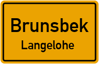 Hauptstraße in BrunsbekLangelohe