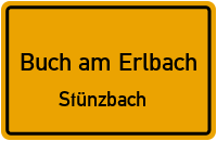 Straßen in Buch am Erlbach Stünzbach