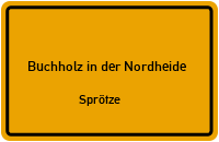 Heckengang in 21244 Buchholz in der Nordheide (Sprötze)