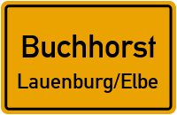 Dorfstraße in BuchhorstLauenburg/Elbe