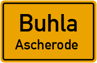Dorfstraße in BuhlaAscherode
