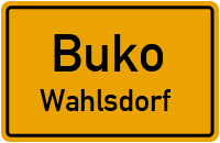 Straßen in Buko Wahlsdorf
