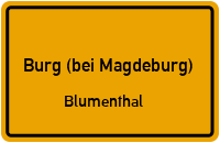 Blumenthal in Burg (bei Magdeburg)Blumenthal