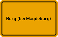 Zibbeklebener Straße in Burg (bei Magdeburg)