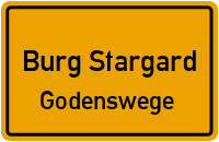 Godensweger Straße in Burg StargardGodenswege