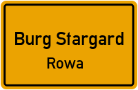 Stargarder Straße in Burg StargardRowa