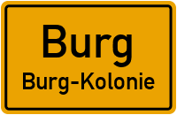 Naundorfer Straße in BurgBurg-Kolonie