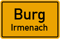 Kirchstraße in BurgIrmenach
