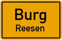 Reesener Dorfstraße in BurgReesen