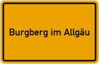 Wo liegt Burgberg im Allgäu?