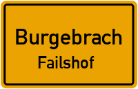 Straßenverzeichnis Burgebrach Failshof