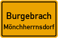 Hohe Straße in BurgebrachMönchherrnsdorf