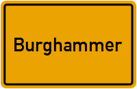 City Sign Burghammer
