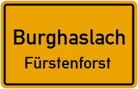 Seestraße in BurghaslachFürstenforst