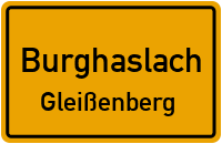 Straßenverzeichnis Burghaslach Gleißenberg