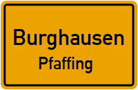 Straßenverzeichnis Burghausen Pfaffing