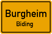 Straßenverzeichnis Burgheim Biding
