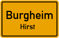Straßenverzeichnis Burgheim Hirst