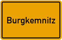 Ortsschild von Gemeinde Burgkemnitz in Sachsen-Anhalt