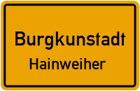 Straßenverzeichnis Burgkunstadt Hainweiher