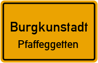 Straßenverzeichnis Burgkunstadt Pfaffeggetten