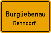 Straßen in Burgliebenau Benndorf