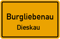 Straßen in Burgliebenau Dieskau