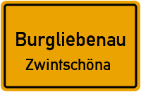 Straßen in Burgliebenau Zwintschöna