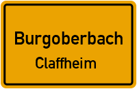 Nußbaumweg in BurgoberbachClaffheim