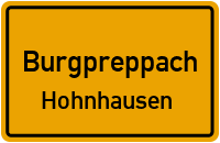 Fitzenweg in BurgpreppachHohnhausen