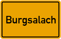 City Sign Burgsalach