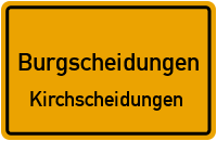 Straßen in Burgscheidungen Kirchscheidungen